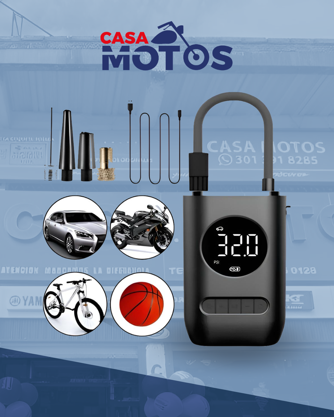 Mini compresor portátil