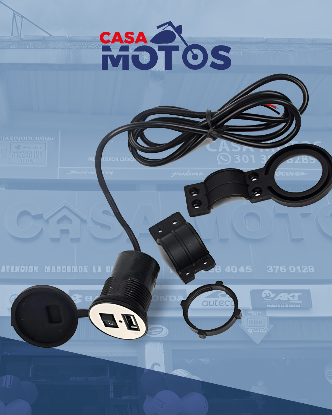 Carga celular para moto