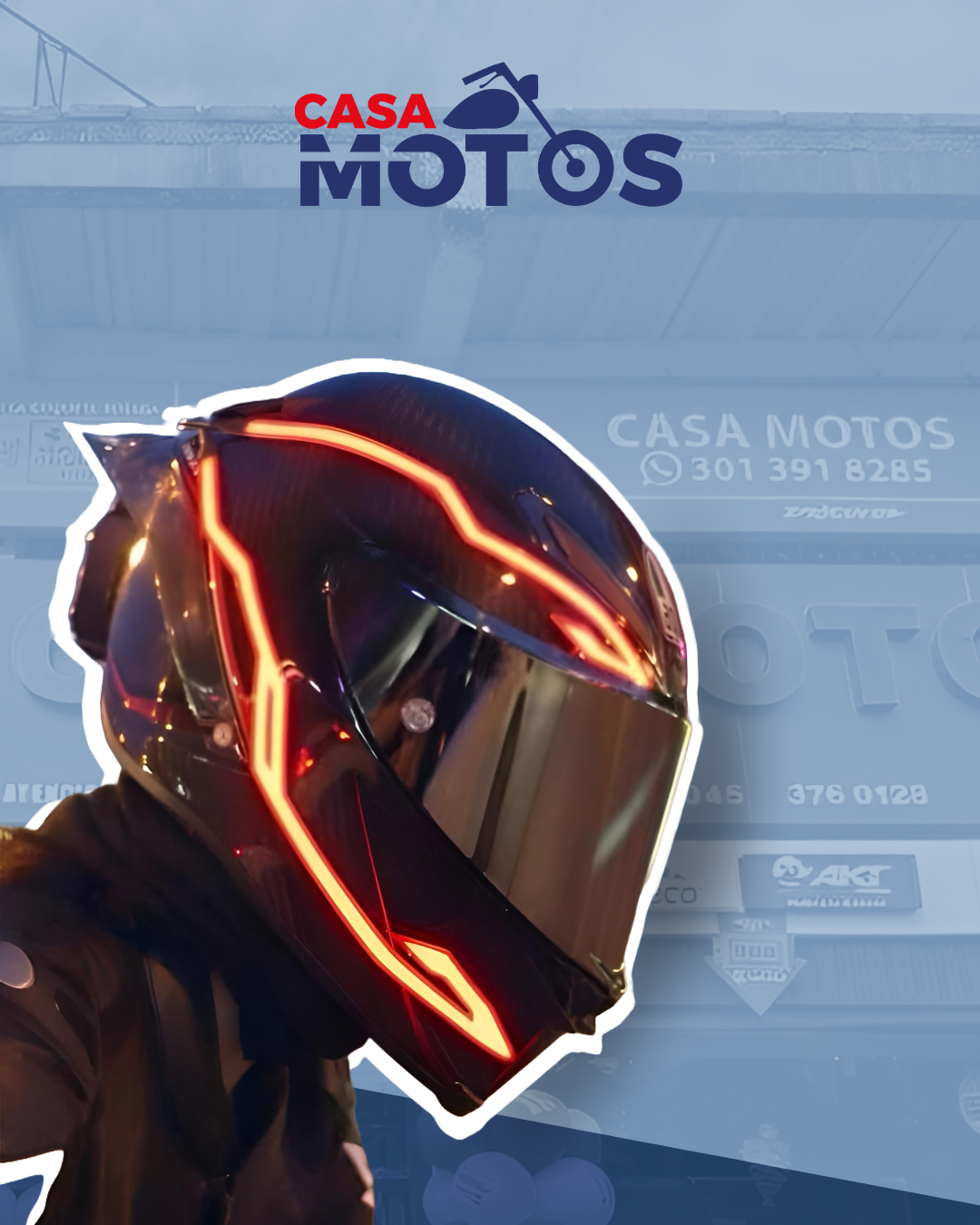 Luces led para casco