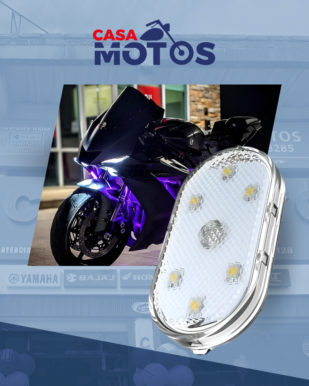 Led inalámbrica x2