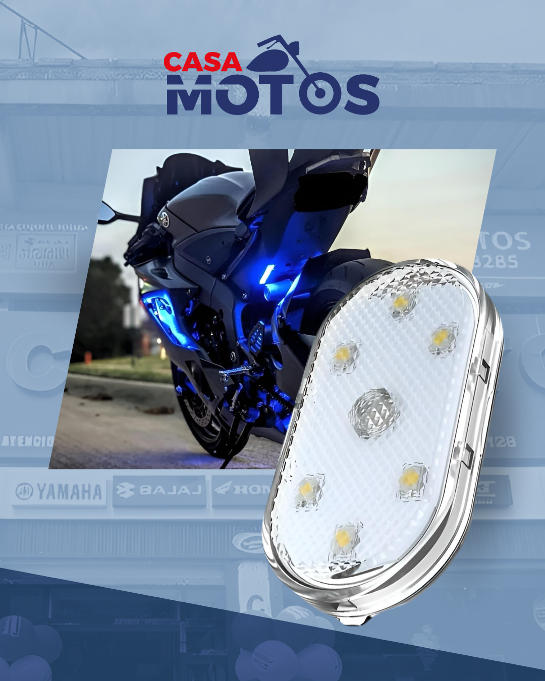 Led inalámbrica x2