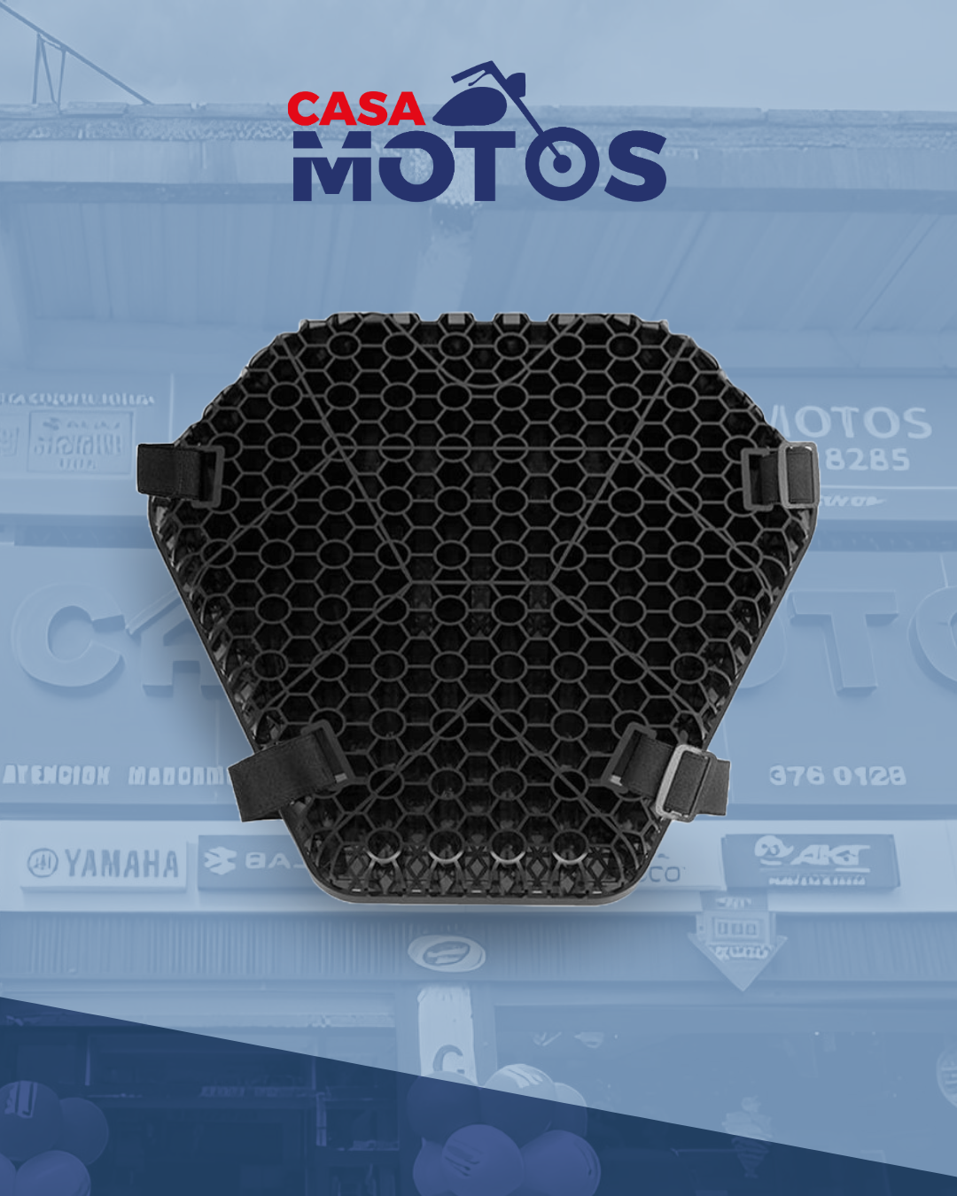 Cojín en gel para moto