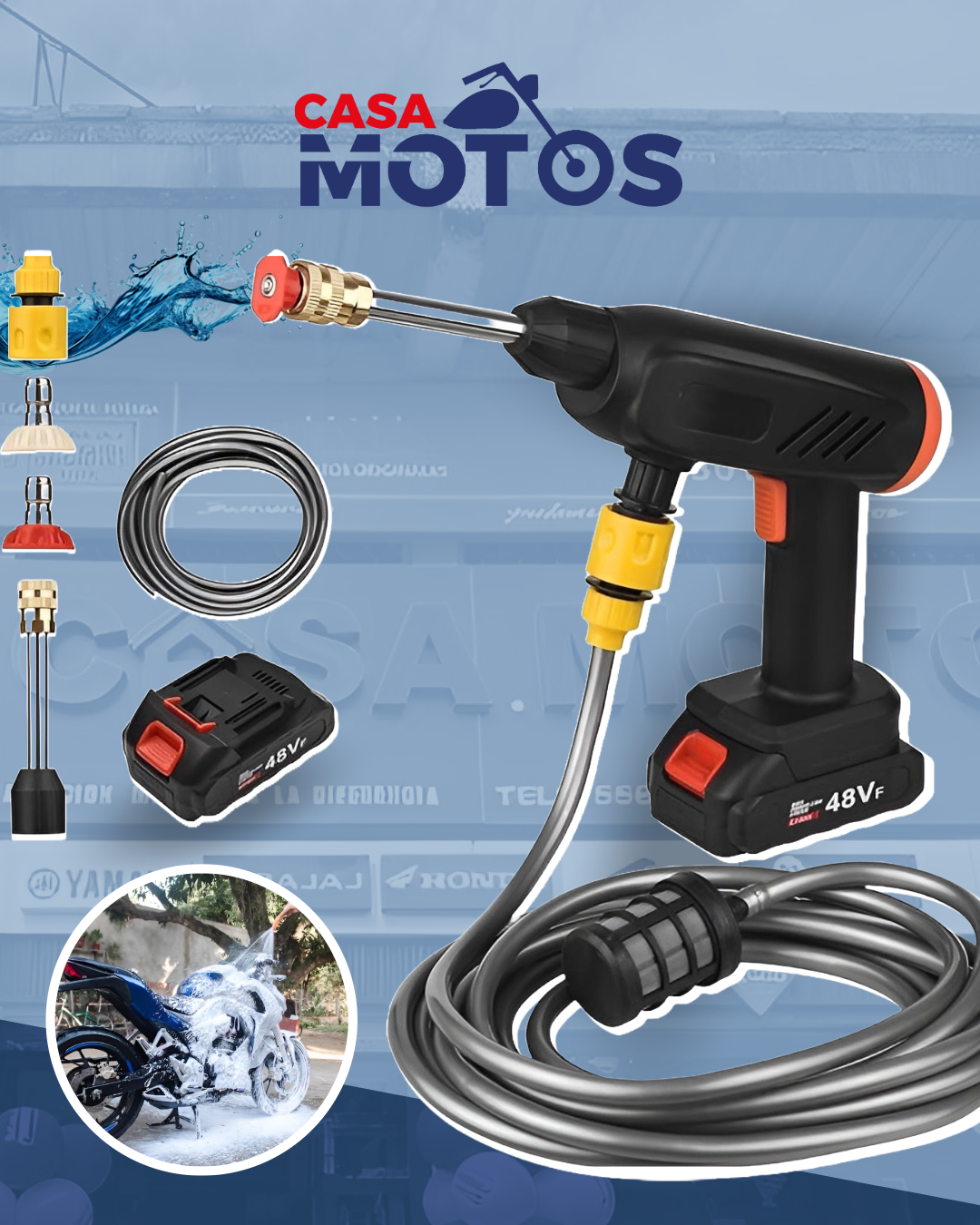 Hidrolavadora portátil