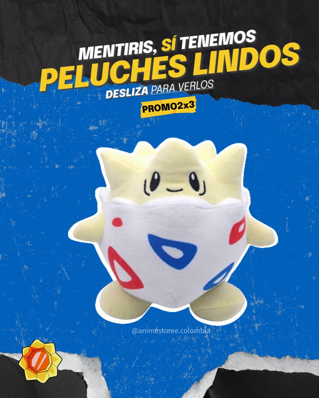 Peluches alta calidad | Pokemon | Promo 3x2