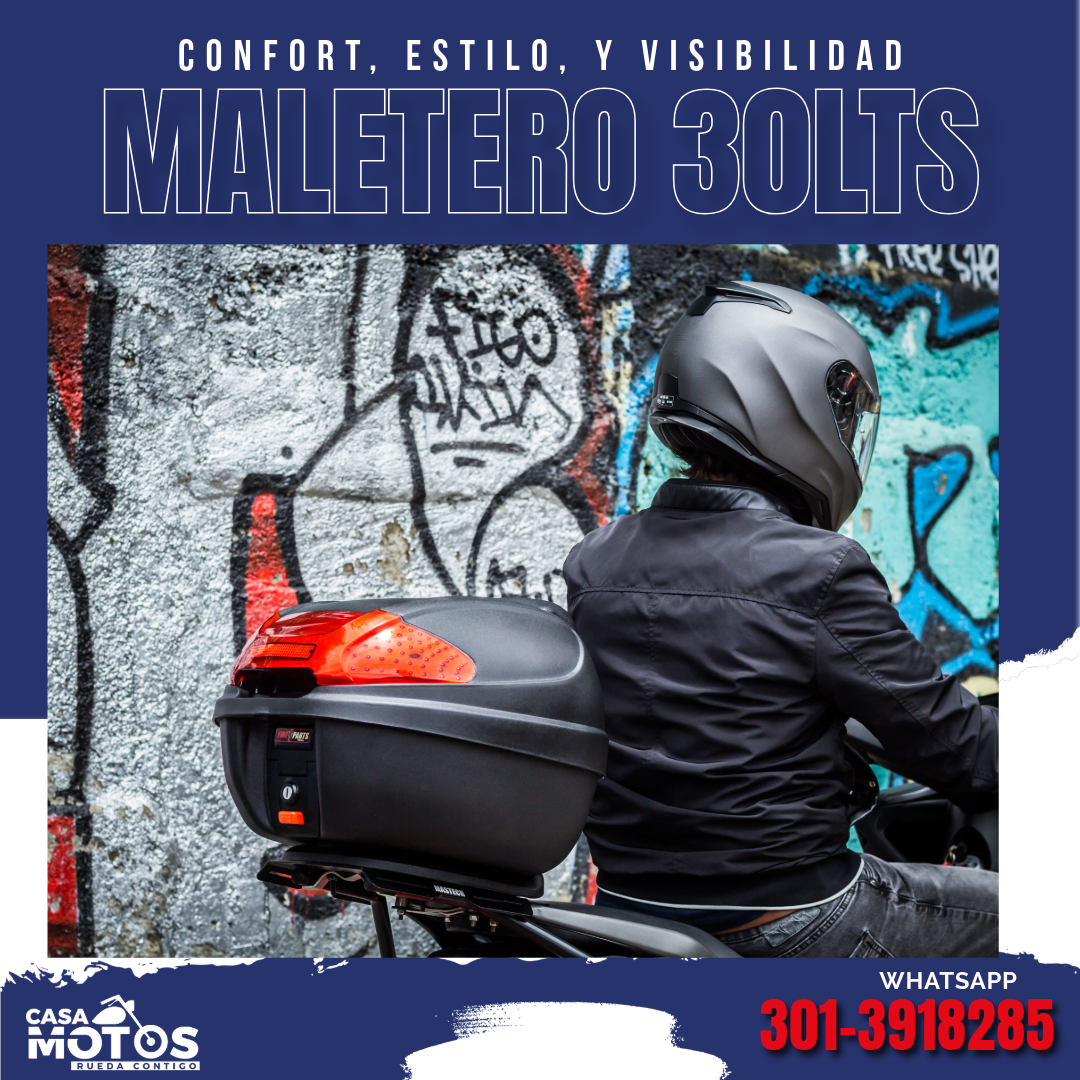 Maletero para moto 🔥 baúl de moto