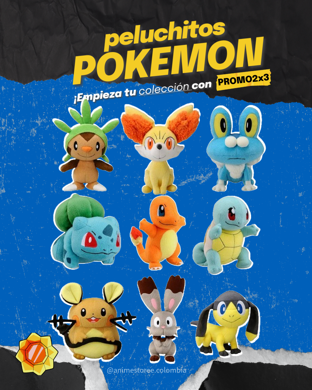 Peluches alta calidad | Pokemon | Promo 3x2