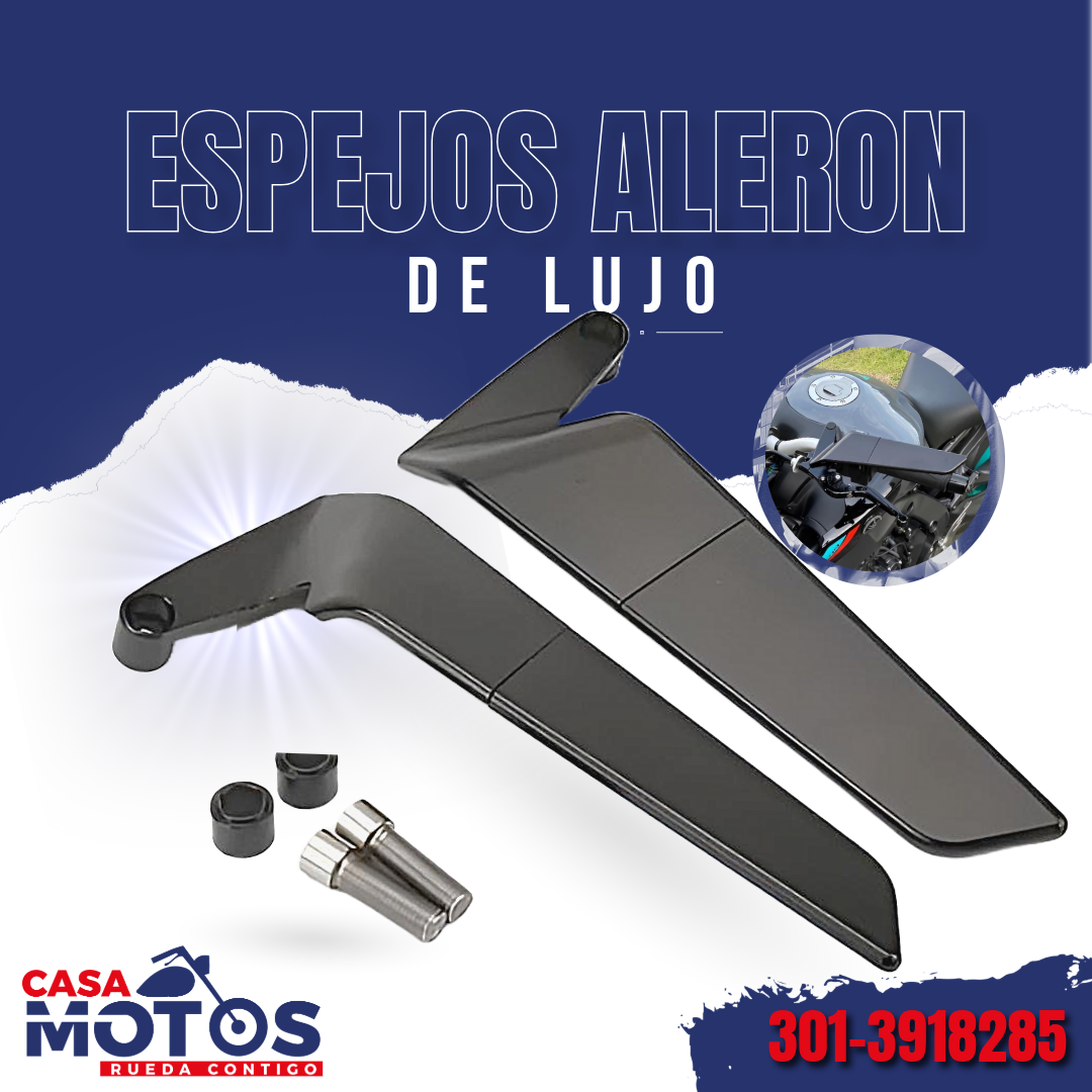 Espejos alerón abatibles