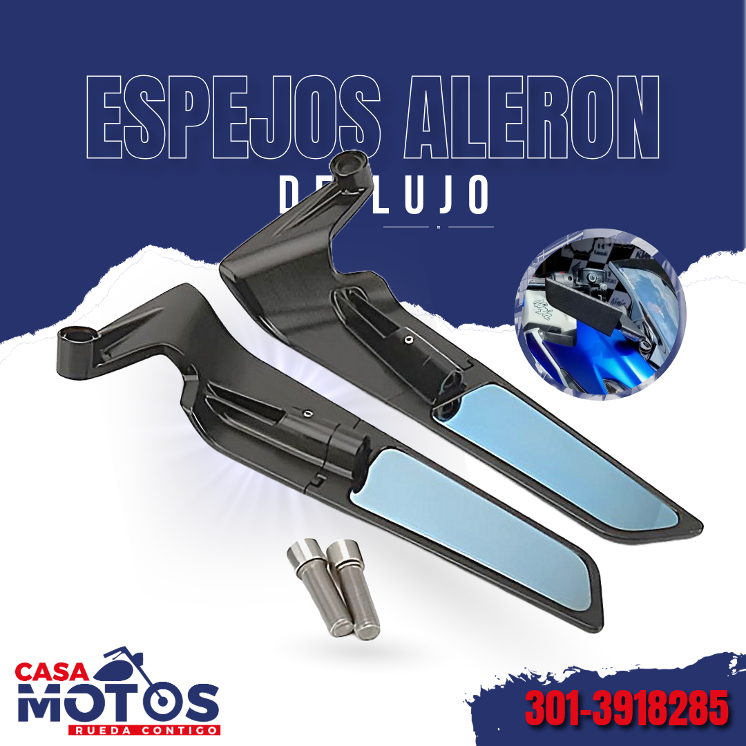 Espejos alerón abatibles