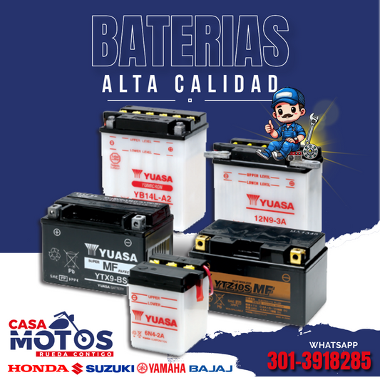 Bateria para moto 🔥 batería de crypton fi | Bateria de NKD |