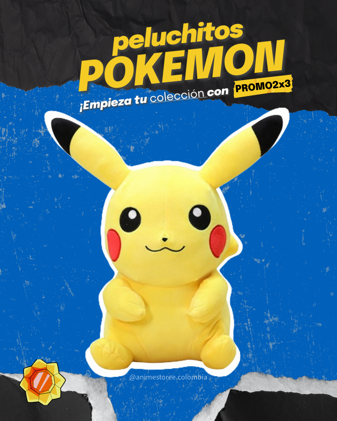 Peluches alta calidad | Pokemon | Promo 3x2