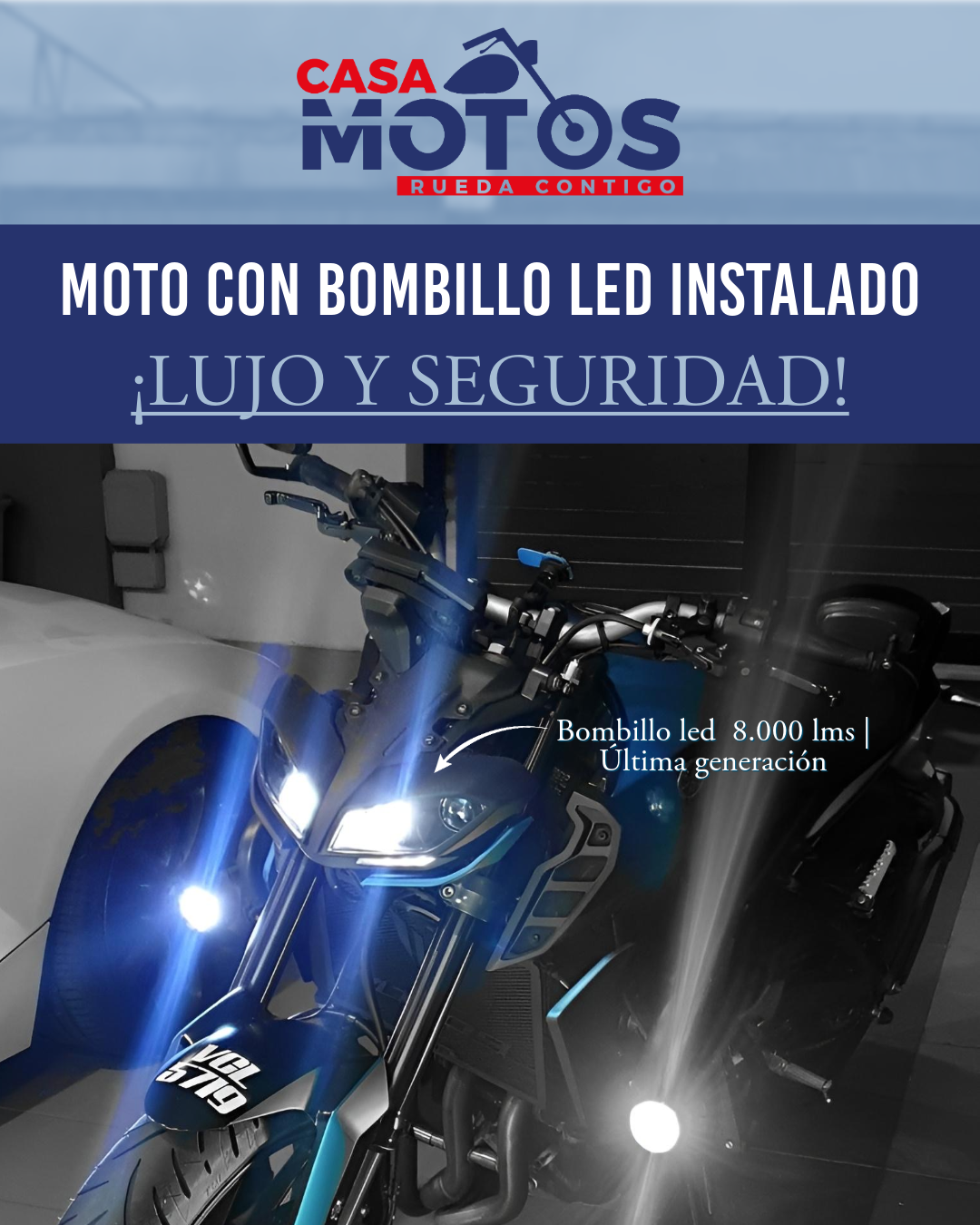 Bombillo led 8.000LM